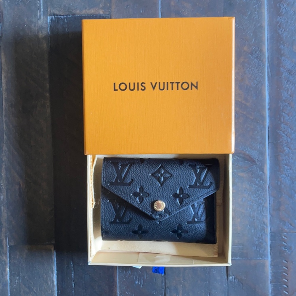 LV black monogram wallet